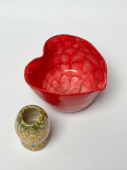 Anthurium matcha bowl