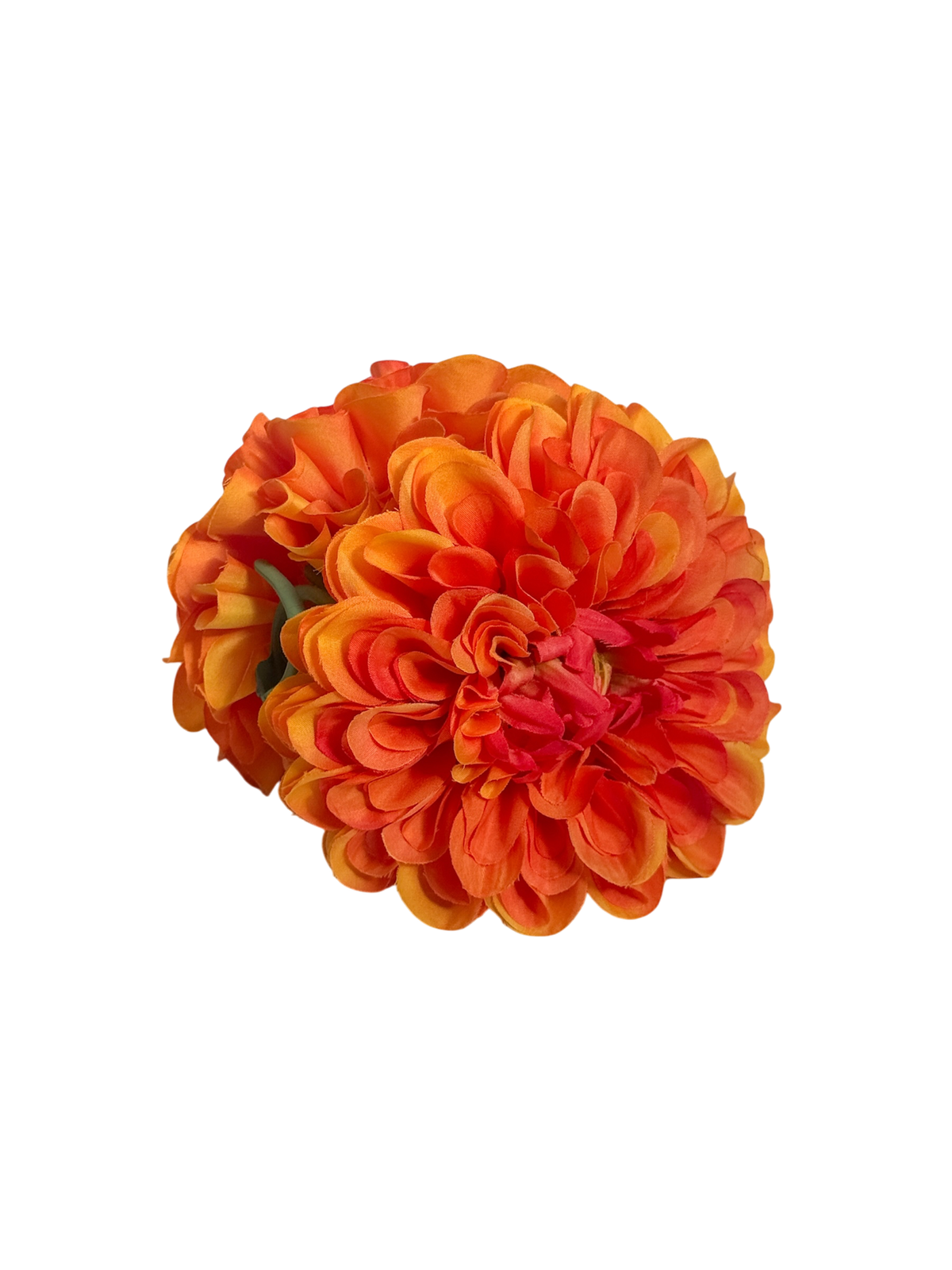' Orange Dahlia ' claw clip