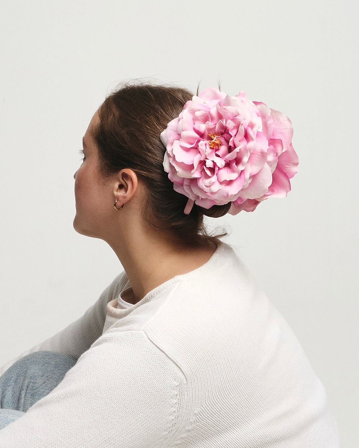 ' Pink Rose ' claw clip