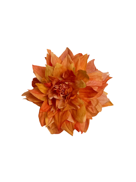' Amber Dahlia ' claw clip