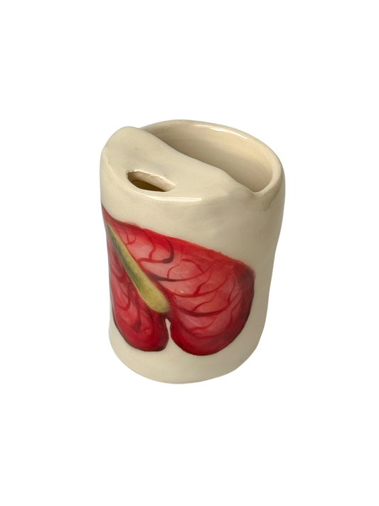 Anthurium travel mug