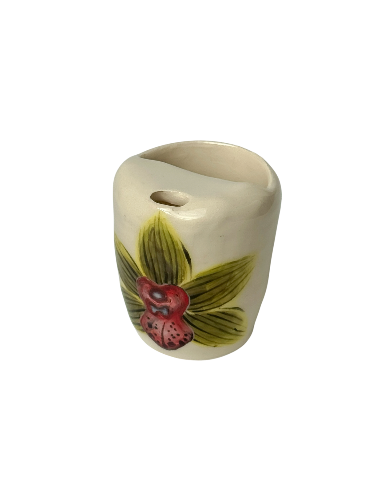 Cymbidium Orchid travel mug