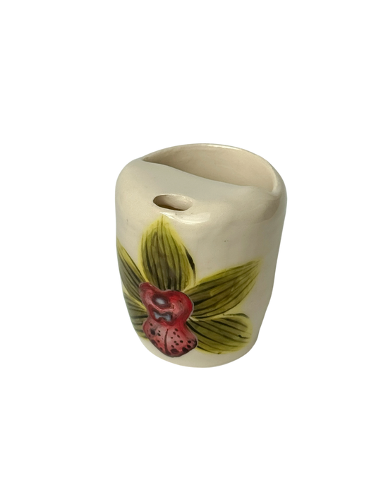 Cymbidium Orchid travel mug