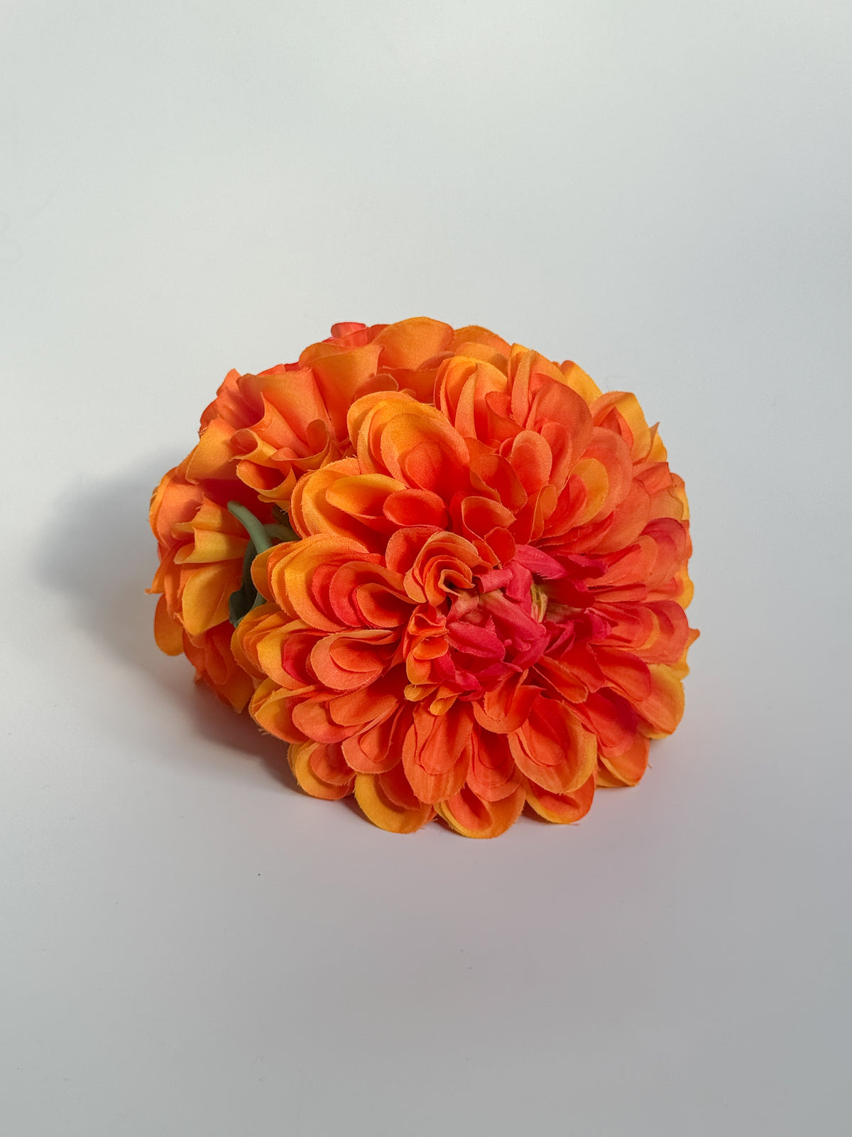 ' Orange Dahlia ' claw clip