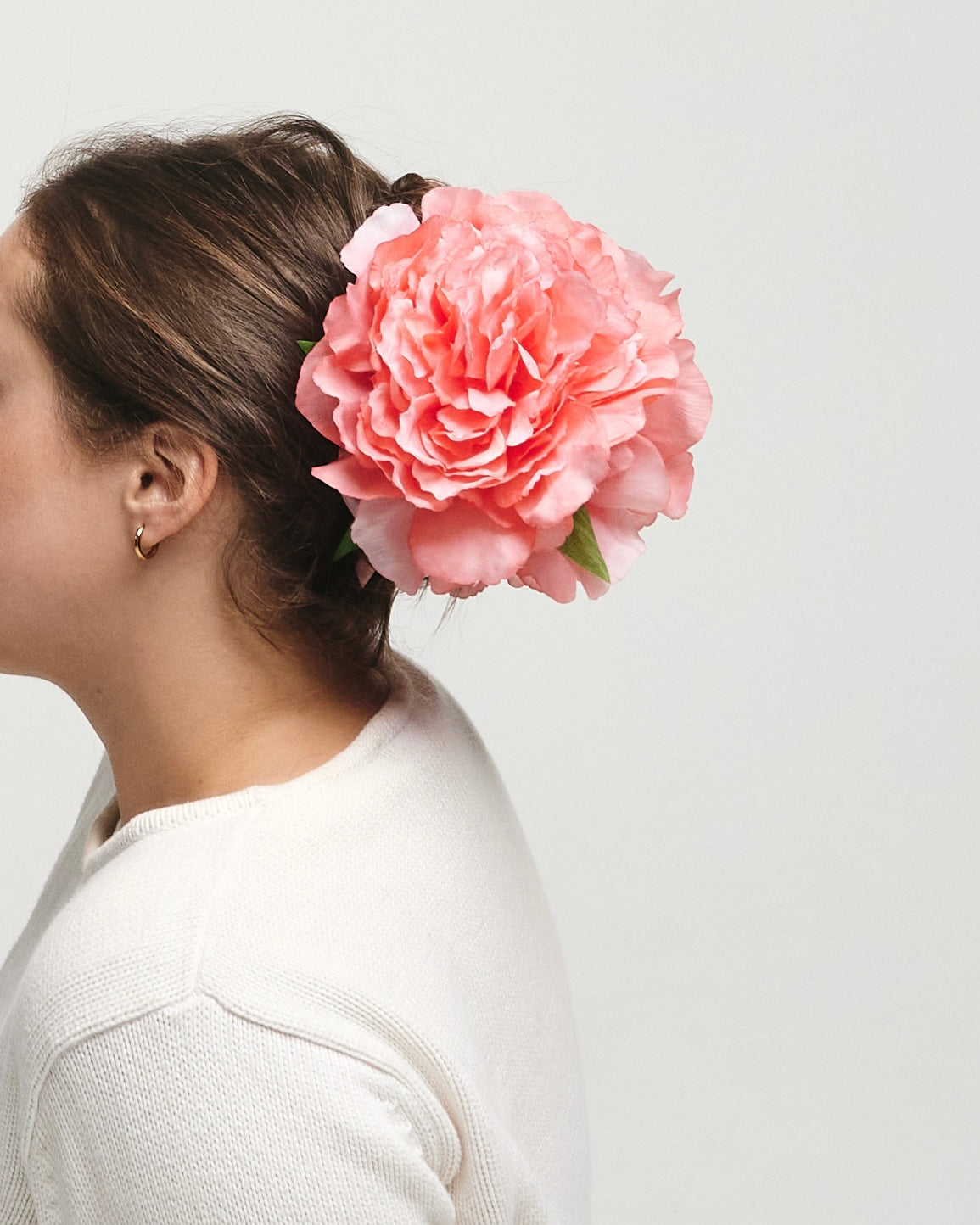 ' Coral Rose ' claw clip