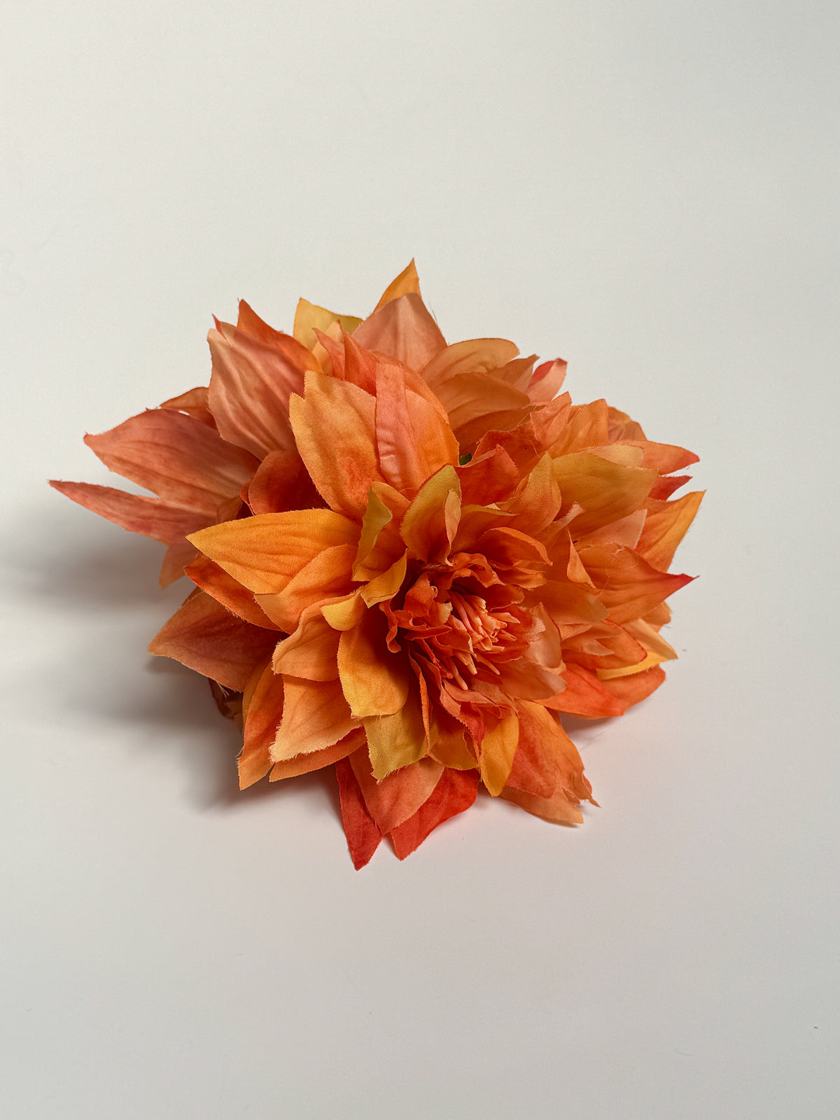 ' Amber Dahlia ' claw clip