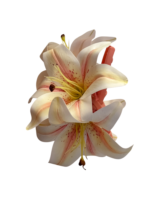 ' Madonna Lily ' claw clip