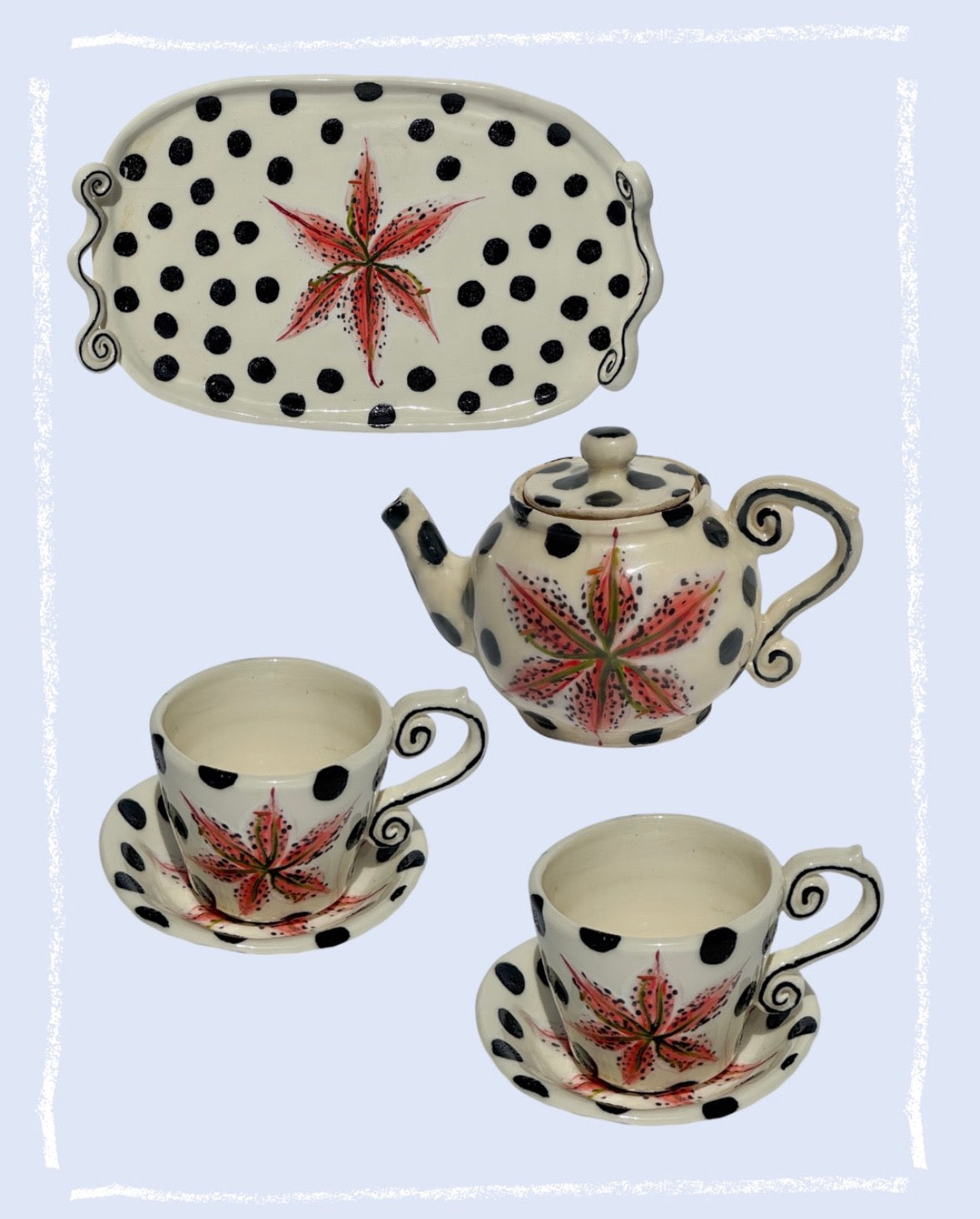Custom tea set for Kelly