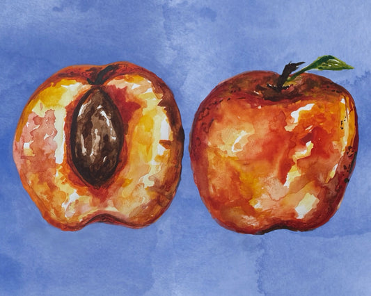 'Peaches' print
