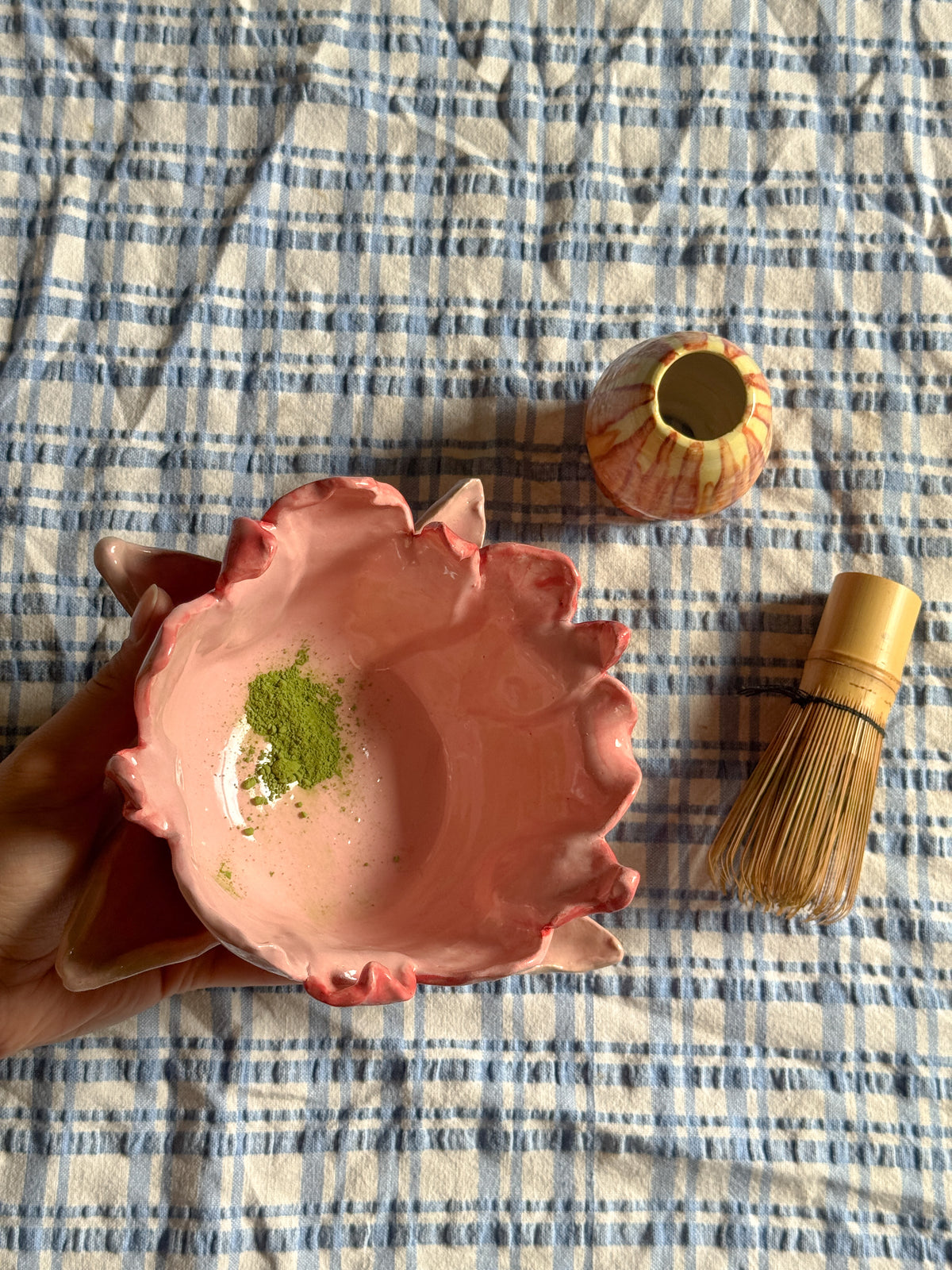 Lotus matcha bowl