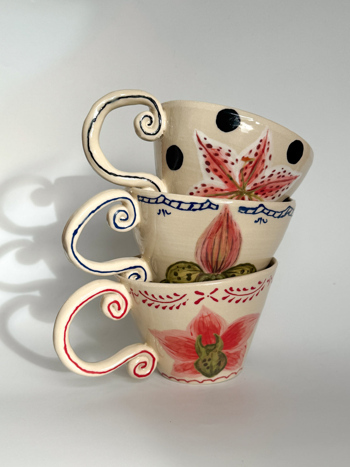 Lady slipper orchid mug