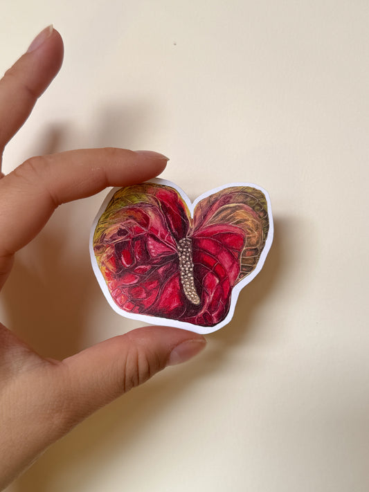 Anthurium sticker