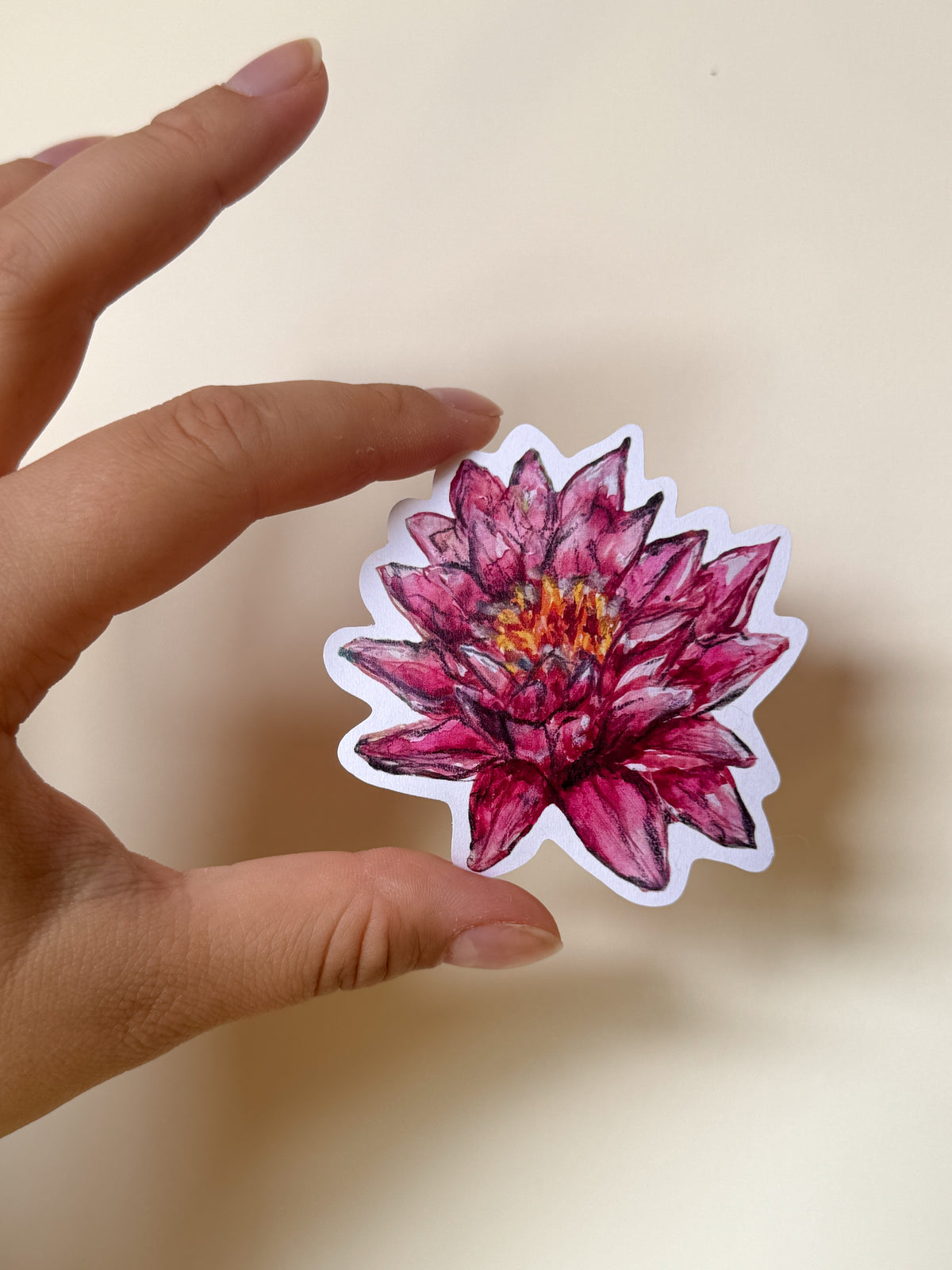 Lotus sticker