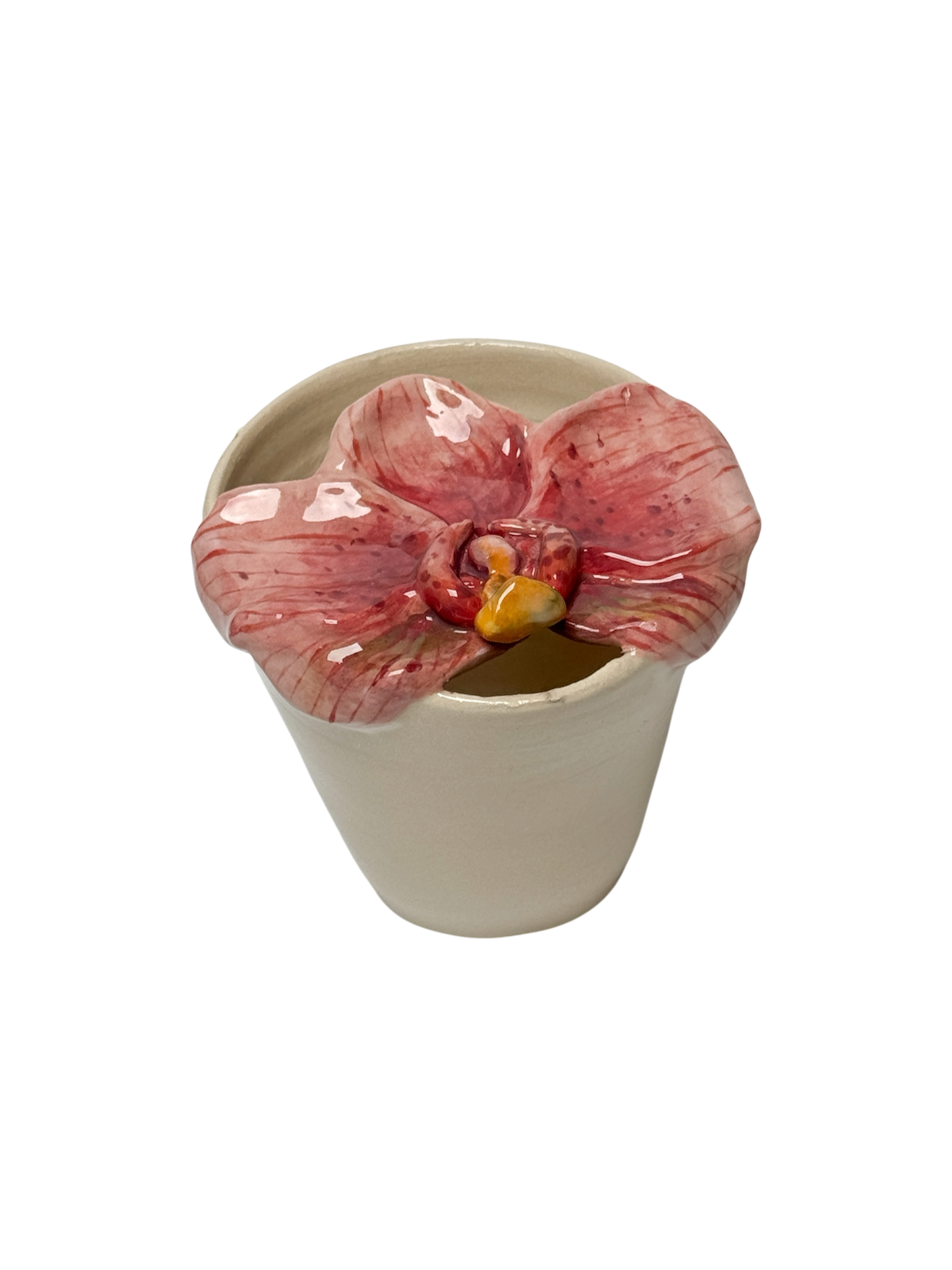 Phalaenopsis orchid travel mug