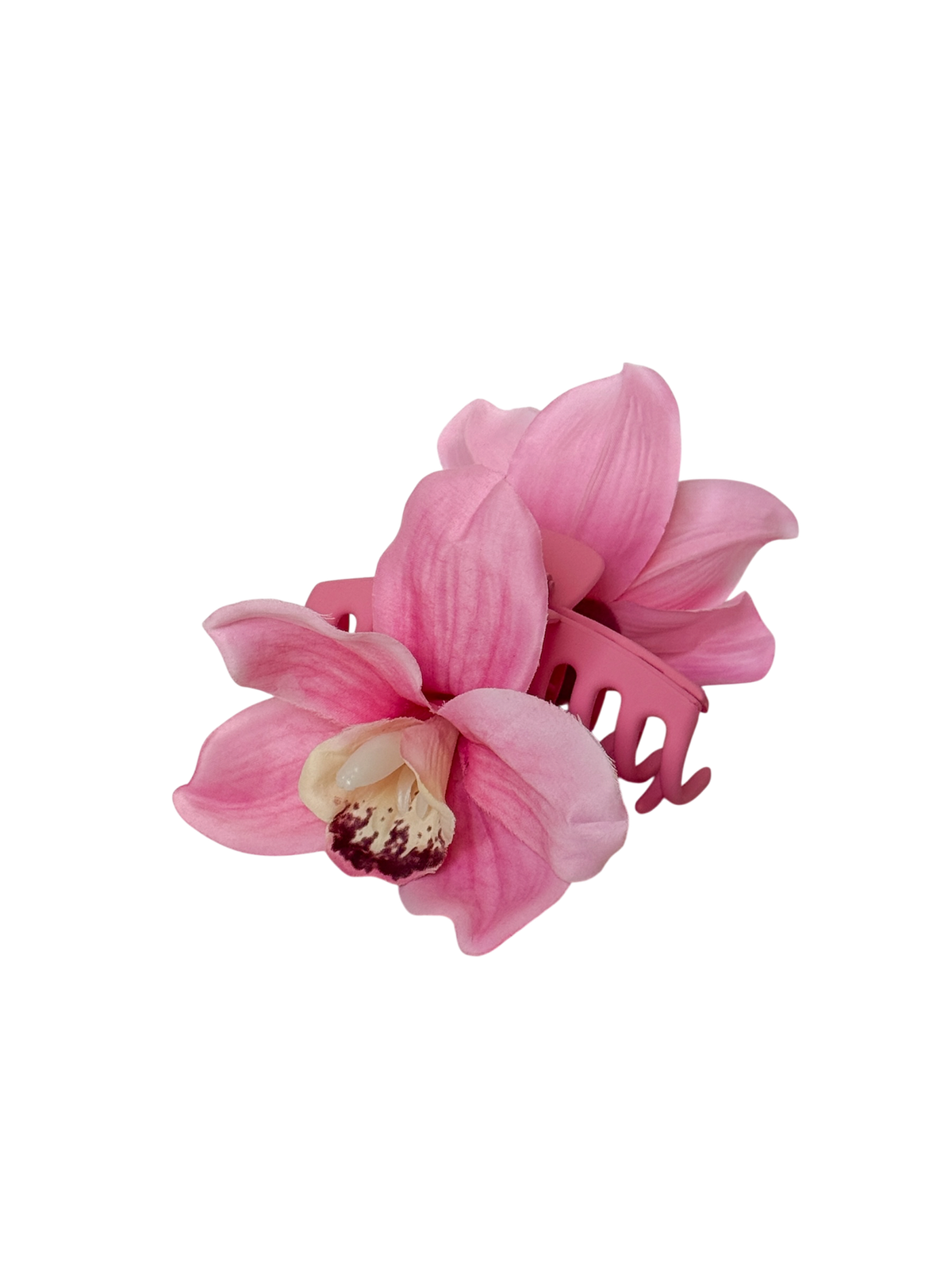 ' Baby pink cymbidium ' claw clip