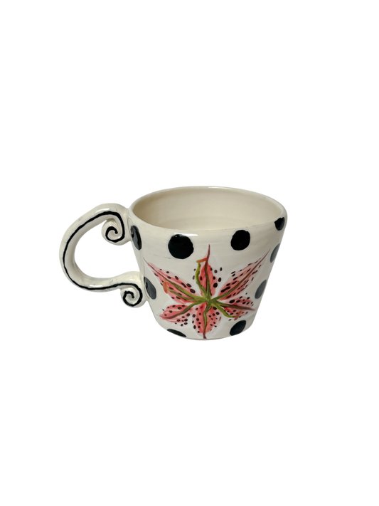 Madonna lily espresso cup